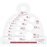 Clover Knitting Needle Gauge 3147